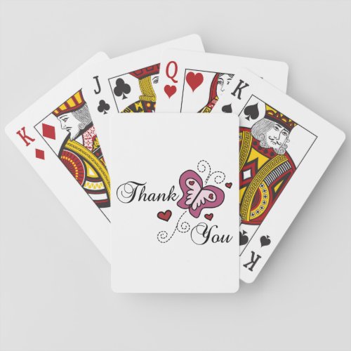 Thank You Playing Cards