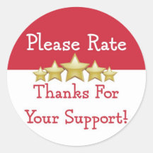 Thank You Please Rate Delivery Driver