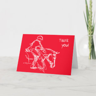 Thank You Pony! Card- Red