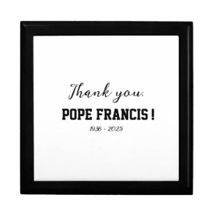 Thank you, Pope Francis! passed away Wind Chime Gift Box