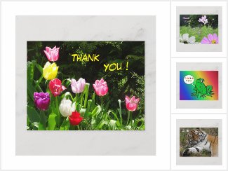 THANK YOU Post- & Greeting Cards Collection