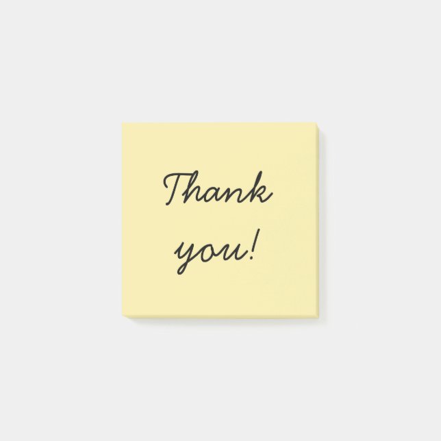 Thank You! Post-it Notes (Front)