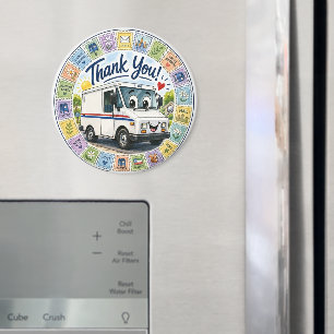 Thank you postal workers appreciation magnet