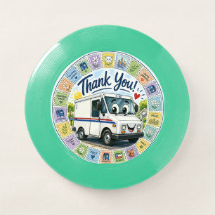 Thank you postal workers appreciation Wham-O frisbee