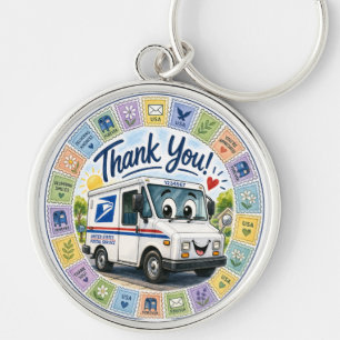 Thank you Postal Workers Keychain