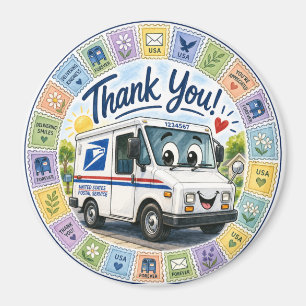 Thank you Postal Workers Magnet