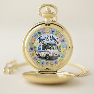Thank you Postal Workers  Pocket Watch