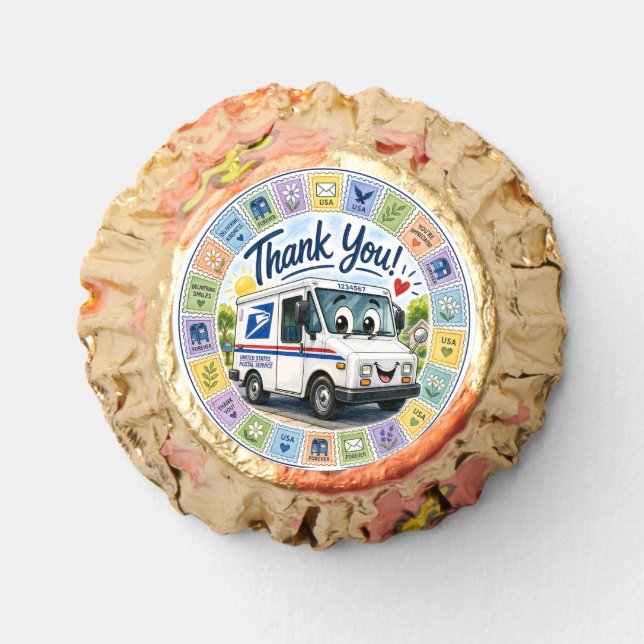 Thank you Postal Workers  Reese's Peanut Butter Cups (Front)