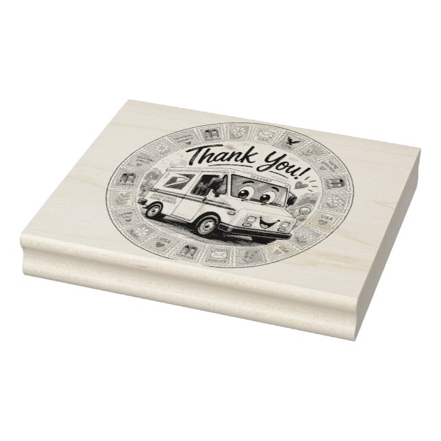 Thank you Postal Workers  Rubber Stamp (Stamp)