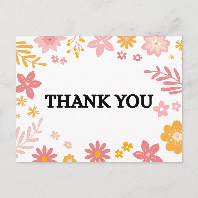 THANK YOU POSTCARD (Front)