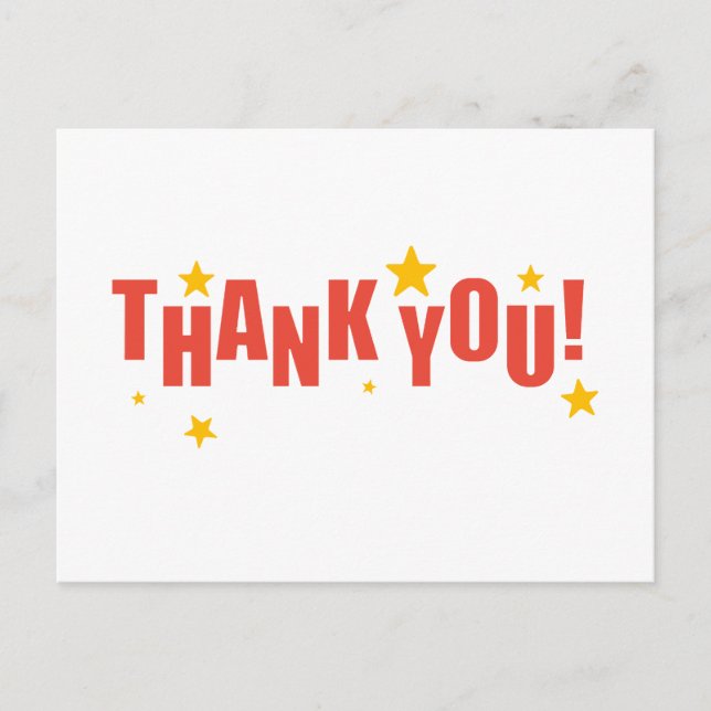 THANK YOU POSTCARD (Front)