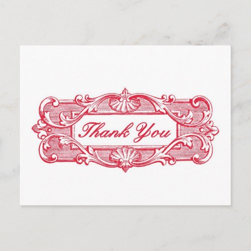 Thank You Postcard