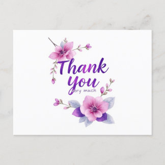 thank you postcard