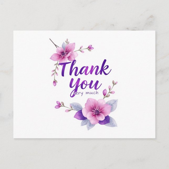 thank you postcard (Front)