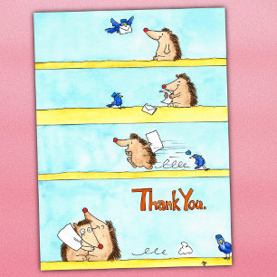THANK YOU postcard by Nicole Janes