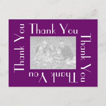 Thank You Postcards With Photo by Love_Letters at Zazzle