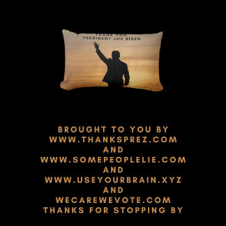 Thank you President Joe Biden Lumbar Pillow