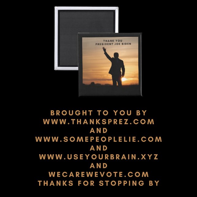 Thank you President Joe Biden Magnet (Creator Uploaded)