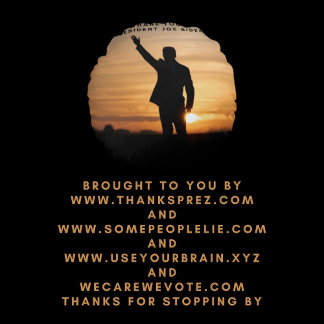 Thank you President Joe Biden Round Pillow