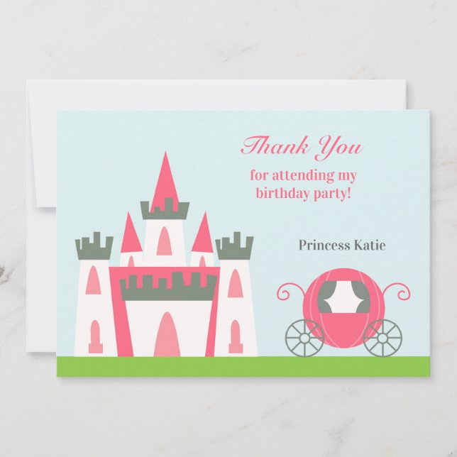 Thank You Princess Card (Front)