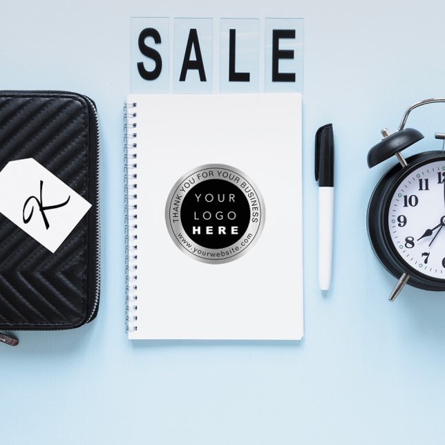 Thank You Professional Logo Promotional Business Classic Round Sticker (Thank You Professional Logo Promotional Business Classic Round Sticker)