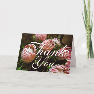 Thank You Protea Card