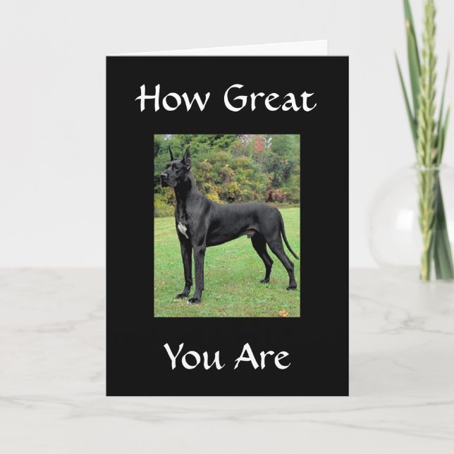 "THANK YOU" PUPPY STYLE THANK YOU CARD (Front)