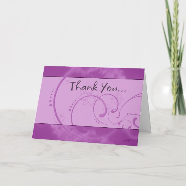 Thank You (Purple) Card (Front)