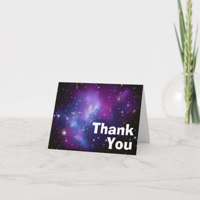 Thank You Purple Galaxy Cluster (Front)