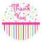 Thank You Rainbow Sticker