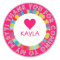 Thank You Rainbow Sticker for Kids Party
