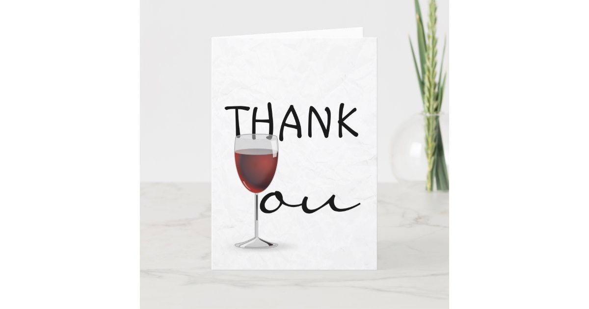 thank you wine