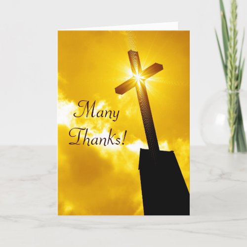 Thank You Religious Greeting Card
