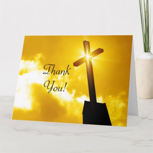 Thank You Religious Greeting Card