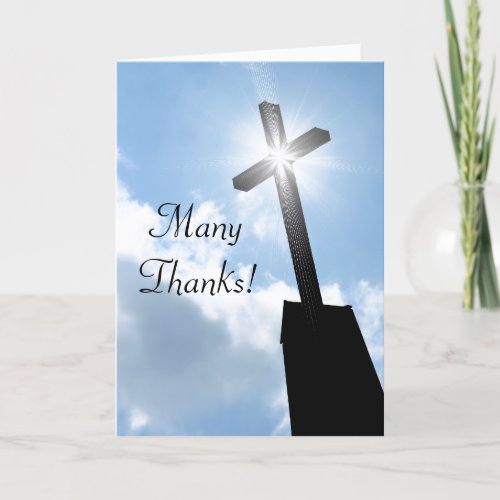 Thank You Religious Spiritual Greeting Card