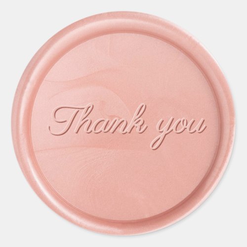 Thank you Rose Wax Seal Sticker