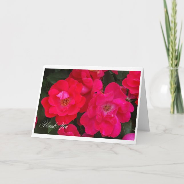 Thank You Roses Card (Front)