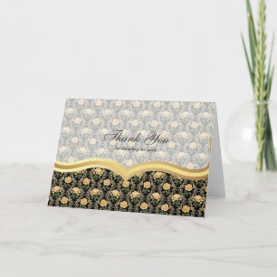 Thank You Roses on Antique gold