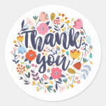 Thank You Round Sticker