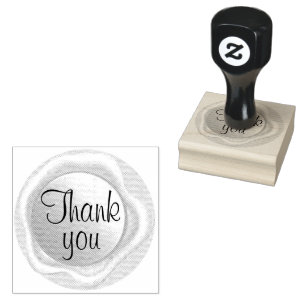 Thank you rubber stamp