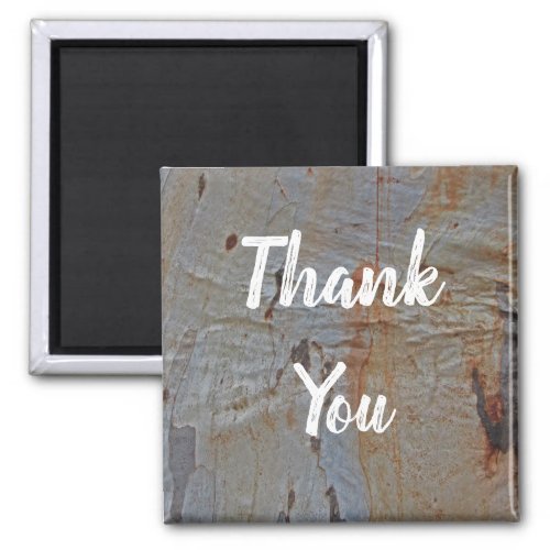 Thank You Rustic Appreciation Tree Trunk Photo Magnet