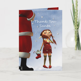Thank you Santa Card