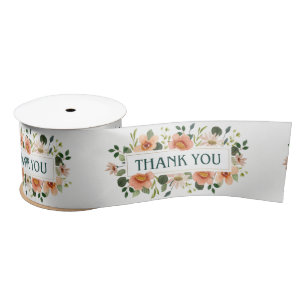 Thank you satin ribbon