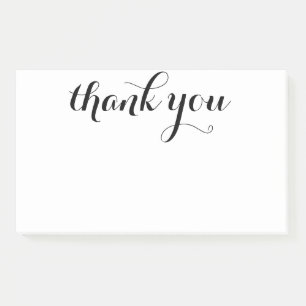 Thank You Script 10 x 6 Post-it Notes