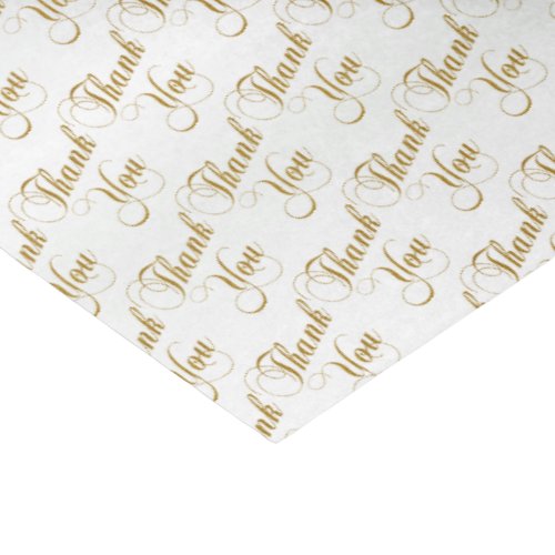 Thank You Script Word Pattern Tissue Paper