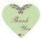 Thank You Seal - Mint Green & Chocolate Brown