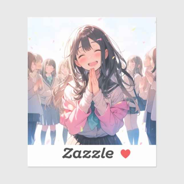 [Thank you seal] Thank you JK | Sushi Musume Gener Sticker (Sheet)