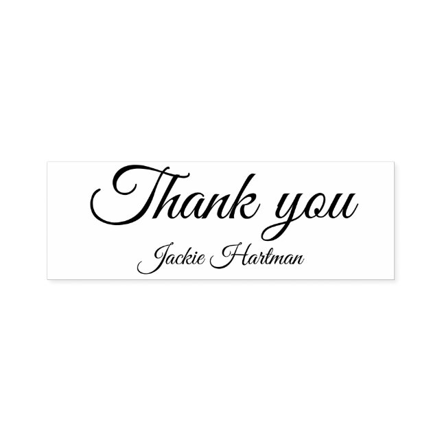 Thank you Self Inking Personalized Stamp (Design)