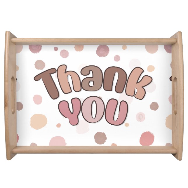 Thank you  serving tray (Front)