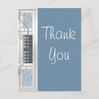 Thank You Sewing Addict Postcard